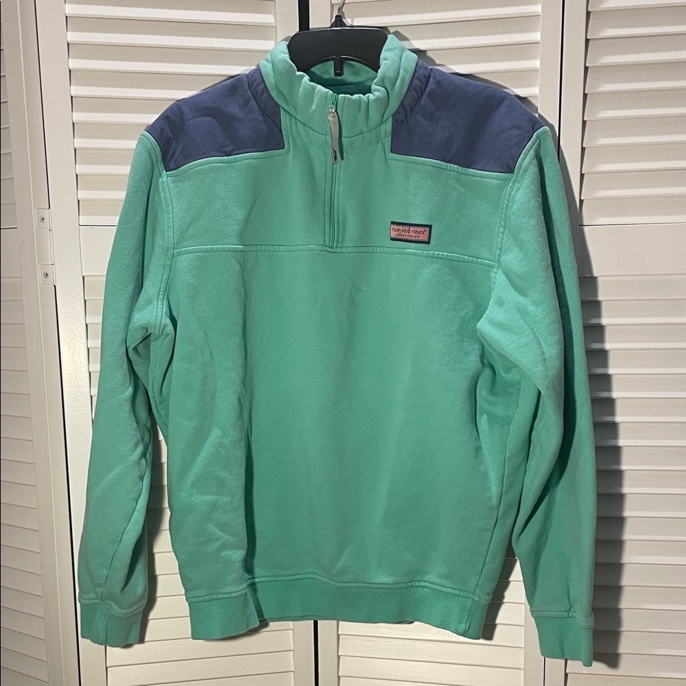 Vineyard Vines Men's Shep Ship 1/4 Zip Pullover Sweatshirt